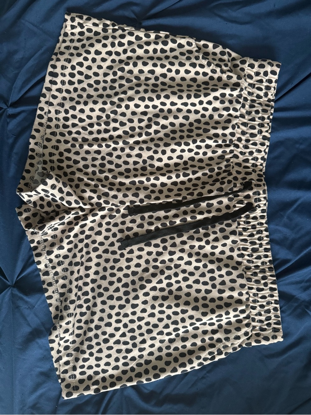 Polka Dot Elastic Lounge Shorts-Banana Republic